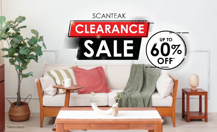 Lobang: Up to 60% off Japandi / Wabi-sabi furniture at Scanteak Warehouse Sale from 15 - 17 Sep and 23 - 24 Sep 2023! - 1