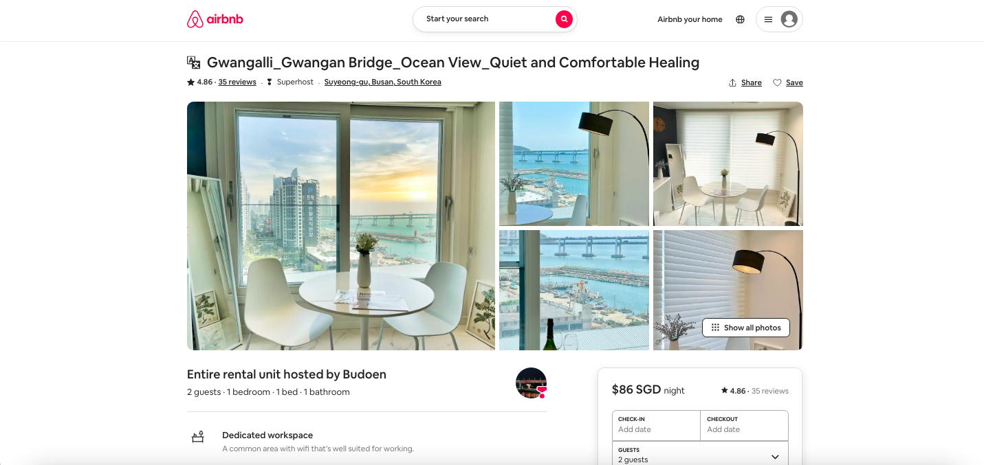 Bright & modern apartment with a lovely view