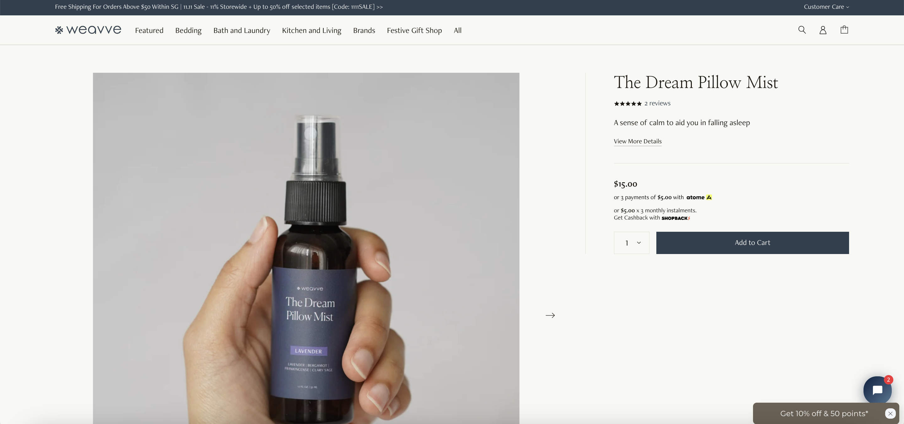 The Dream Pillow Mist