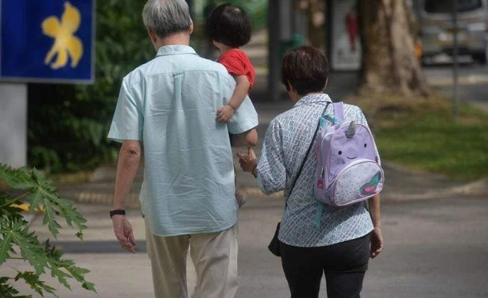 grandparents and grandchild