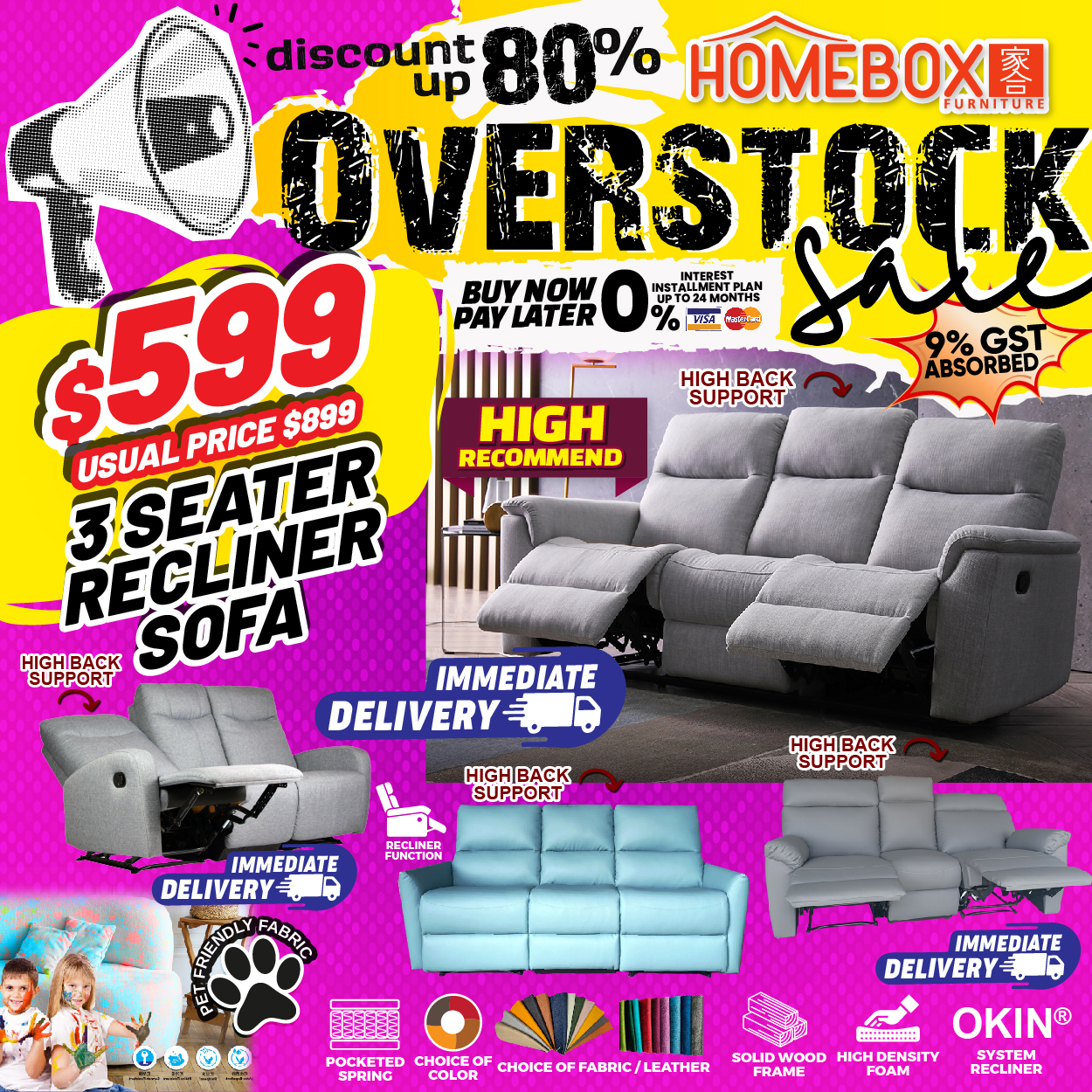 Lobang: Overstock sale at HOMEBOX Furniture @ Aljunied has furniture at up to 80% off from 17 Feb - 3 Mar 24 - 4