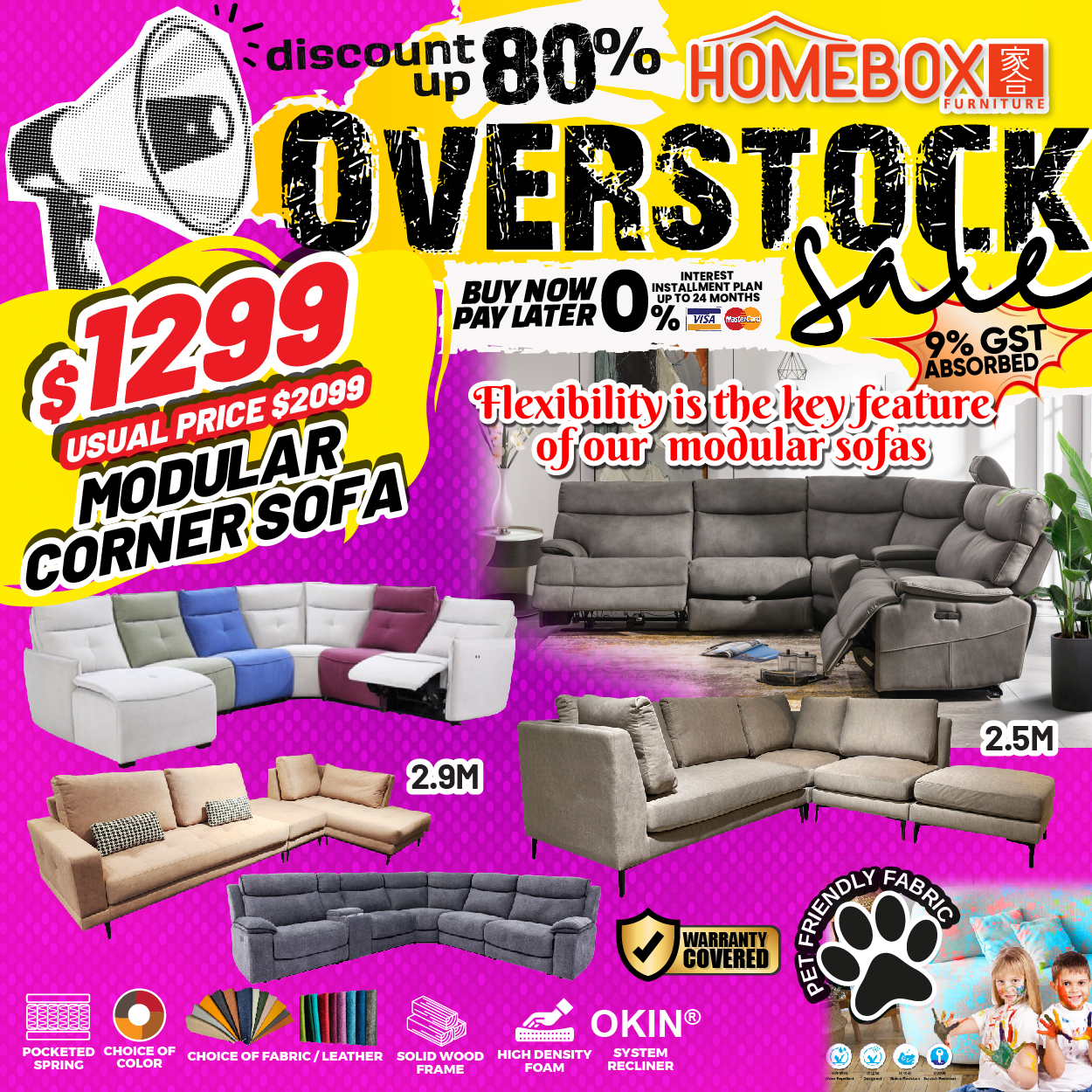 Lobang: Overstock sale at HOMEBOX Furniture @ Aljunied has furniture at up to 80% off from 17 Feb - 3 Mar 24 - 15