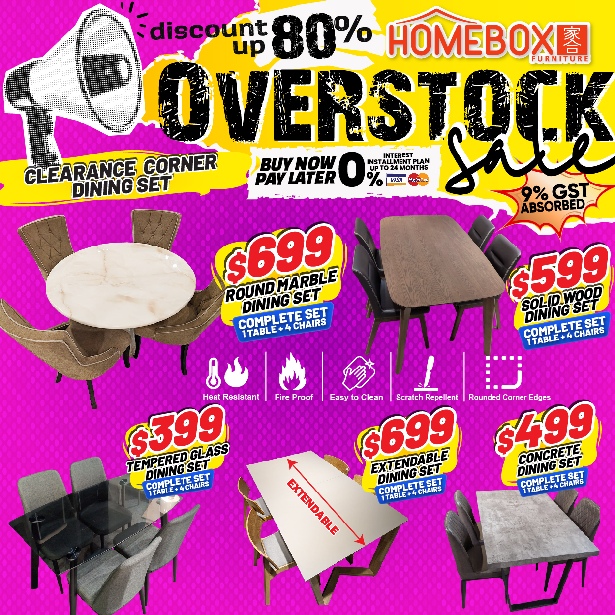 Lobang: Overstock sale at HOMEBOX Furniture @ Aljunied has furniture at up to 80% off from 17 Feb - 3 Mar 24 - 22