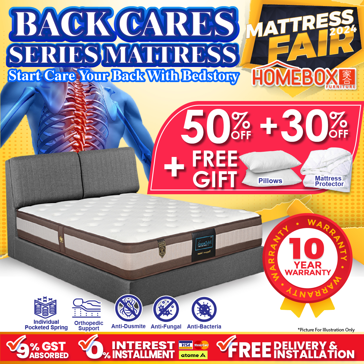 Lobang: Homebox's Biggest Mattress Fair in Aljunied Has Everything At Up To 80% Off From Now Till 5 May 24. Get A Free Mattres Upgrade During The Sale! - 5