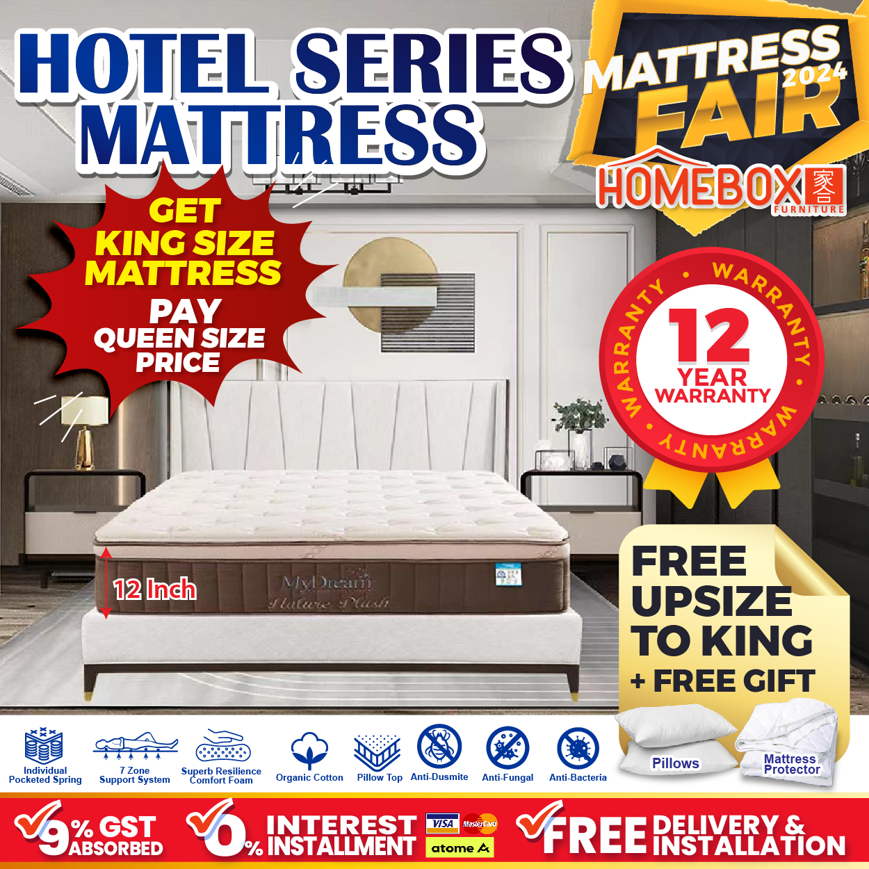 Lobang: Homebox's Biggest Mattress Fair in Aljunied Has Everything At Up To 80% Off From Now Till 5 May 24. Get A Free Mattres Upgrade During The Sale! - 11