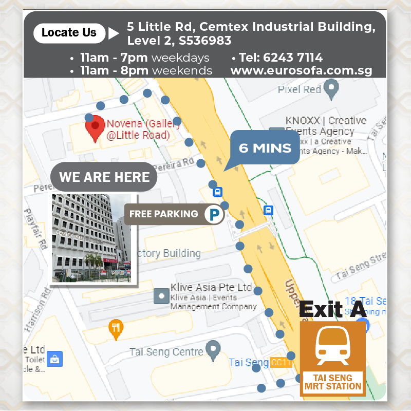 Lobang: La Vi'DA, the LARGEST Sofa Sale, is happening at Eurosofa at 5 Little Road from 16 to 21 Apr 24 - 27