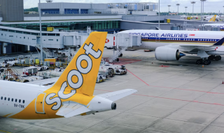 Scoot and SIA flights