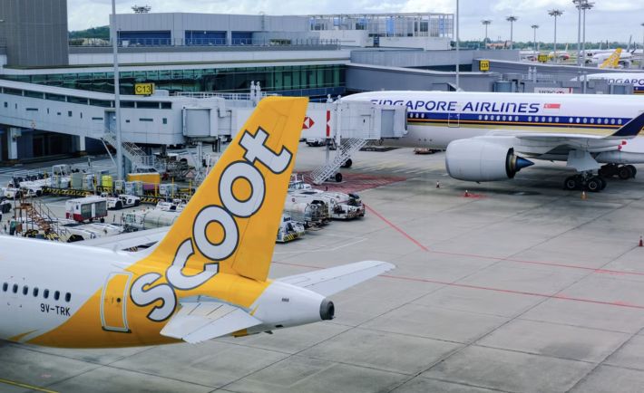 Scoot and SIA flights