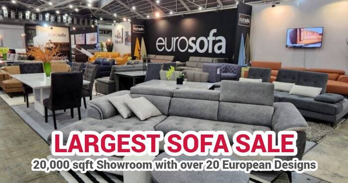 Lobang: La Vi'DA, the LARGEST Sofa Sale, is happening at Eurosofa at 5 Little Road from 16 to 21 Apr 24 - 1