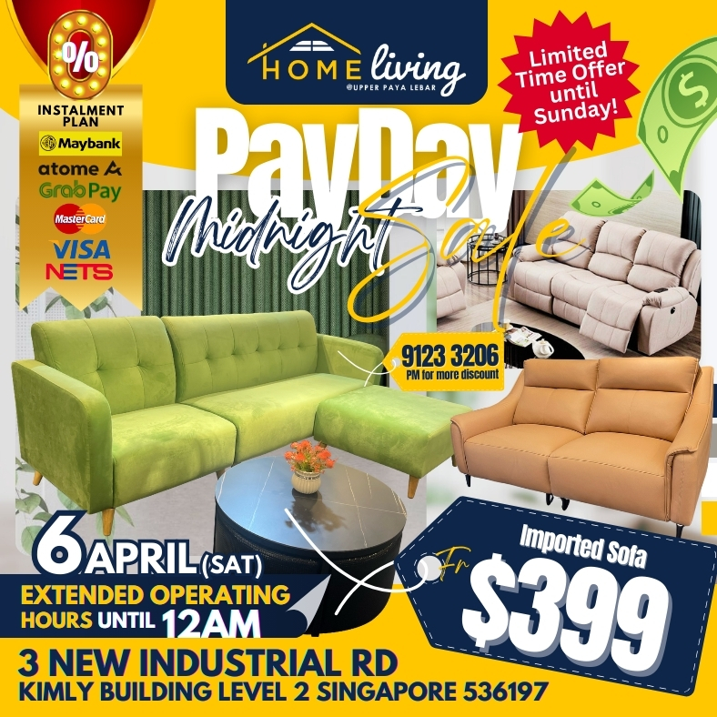 Lobang: Home Living Payday Midnight Sale at Upper Paya Lebar on 6 Apr 24 - 5