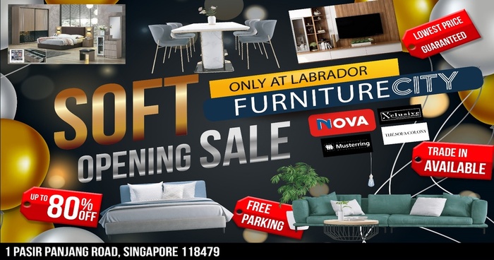 Lobang: Take advantage of exclusive value offers and complimentary gifts during our grand Soft Opening Event on April 20th to 21st at 1 Pasir Panjang Road. Don't miss this opportunity to indulge in luxury and elevate your home to new heights of elegance and comfort! - 1