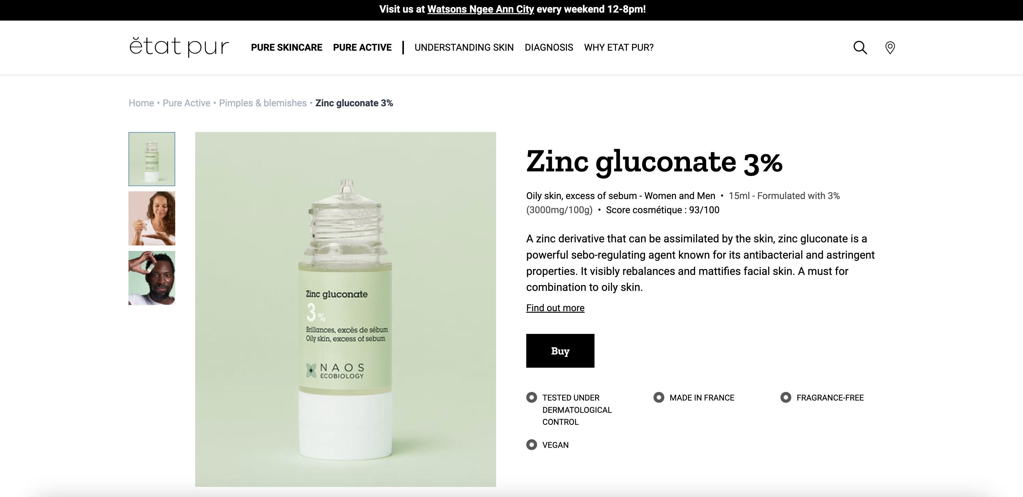 Zinc gluconate