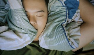 man sound asleep