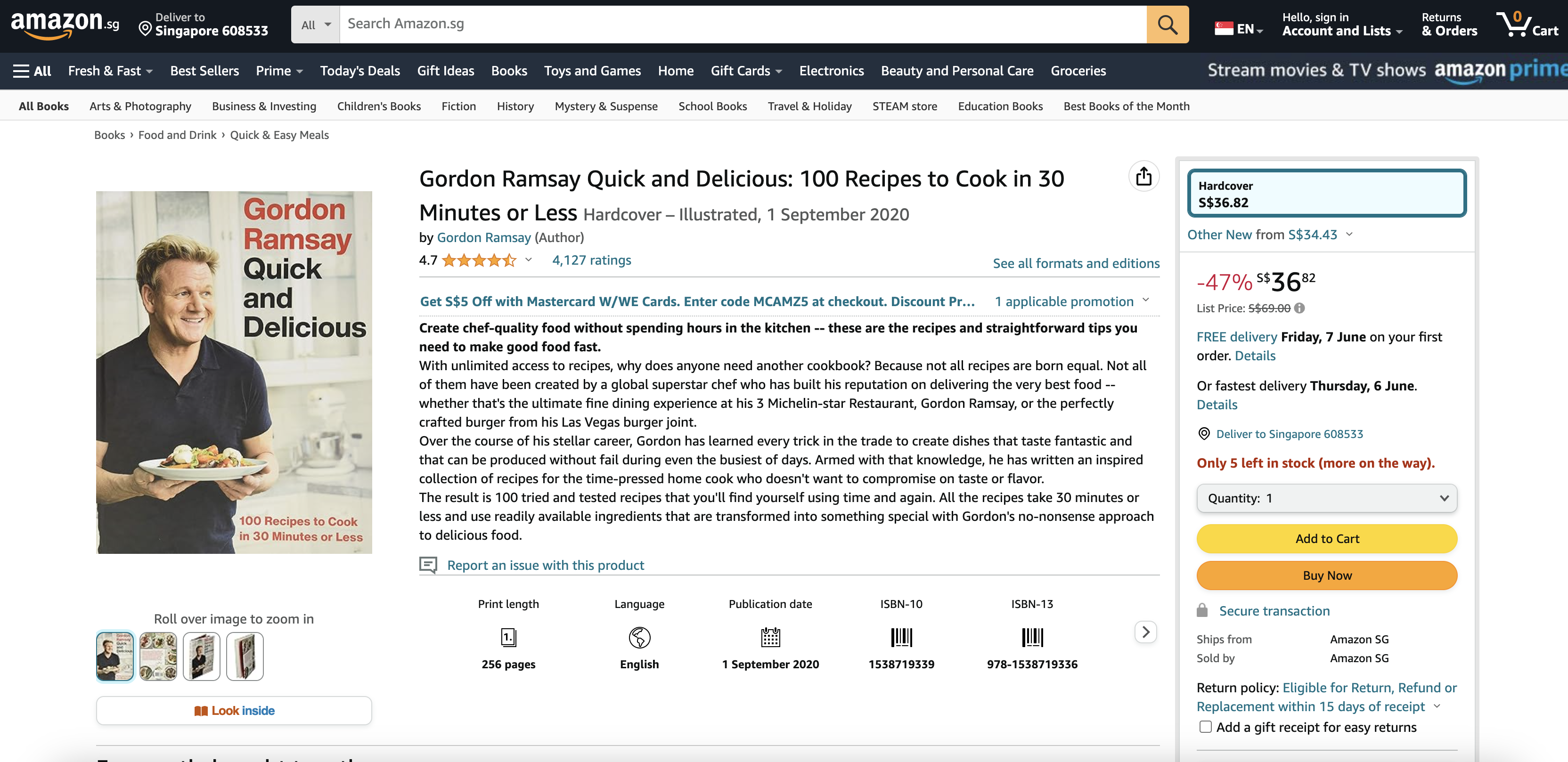 Gordon Ramsay Quick and Delicious