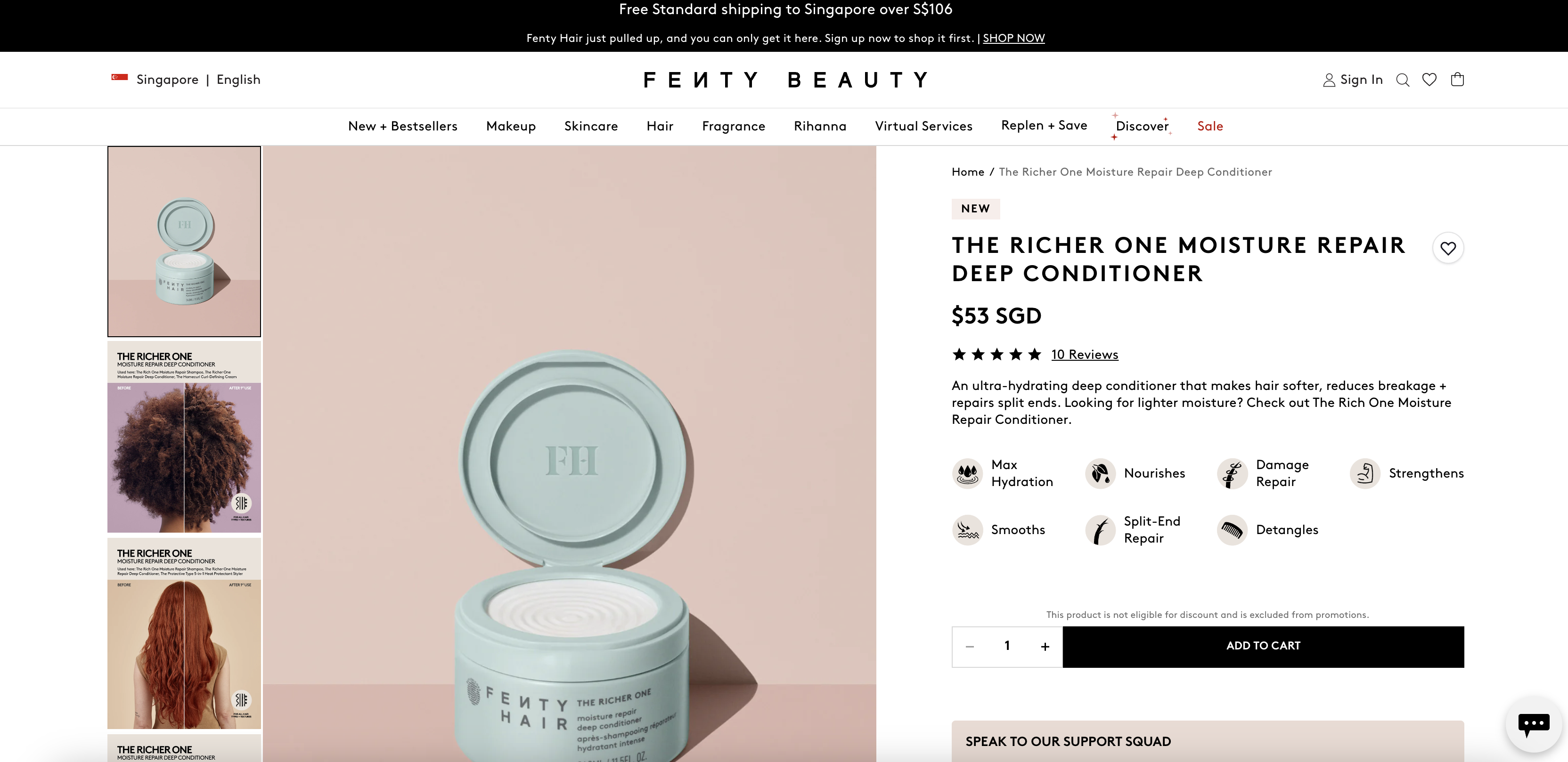 THE RICHER ONE MOISTURE REPAIR DEEP CONDITIONER