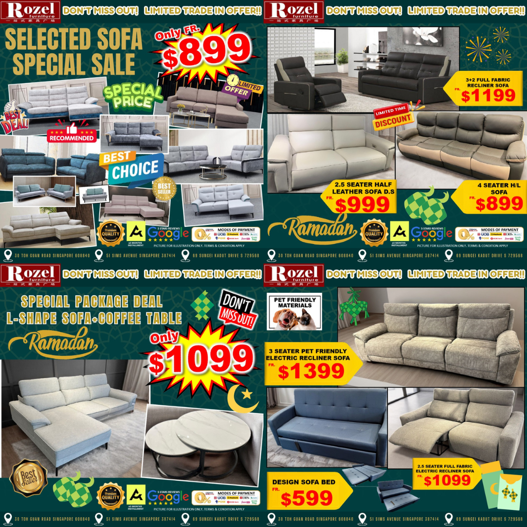 Final Call: Rozel x X’clusive Home Hari Raya Markdown Sale – March 15-16! Up to 80% Off & Exclusive Perks!