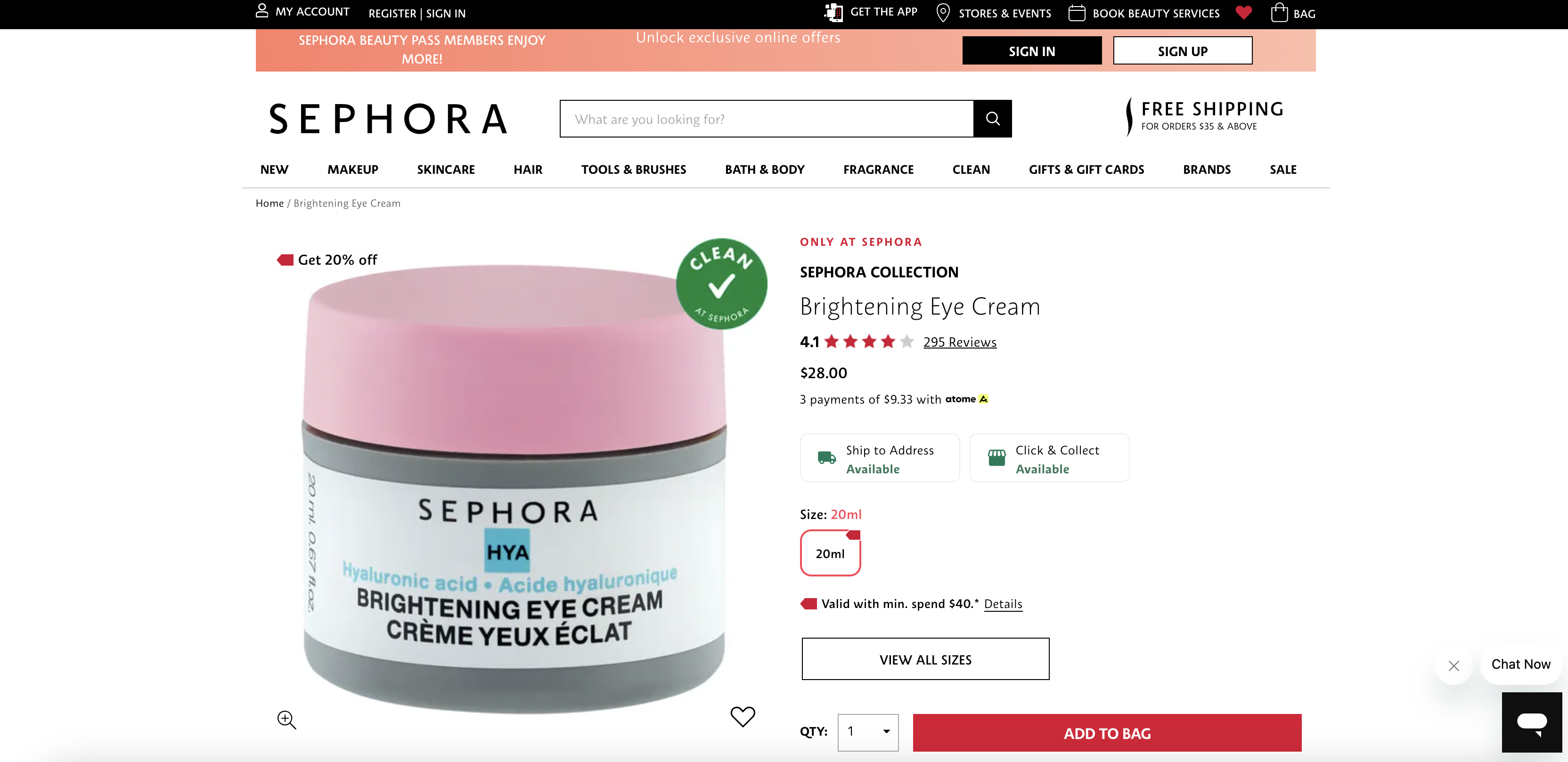 Brightening Eye Cream