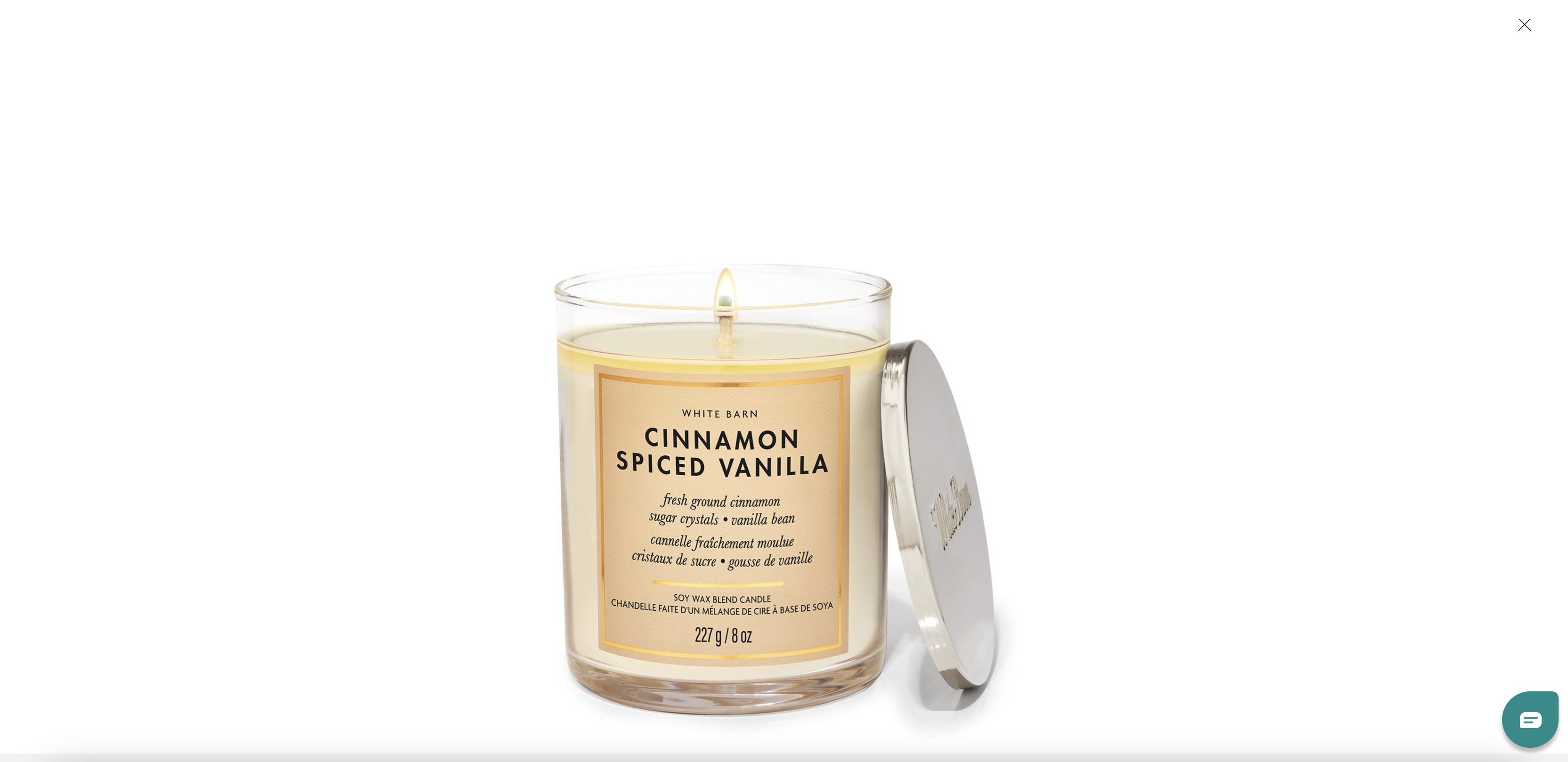Cinnamon Spiced Vanilla Single Wick Candle