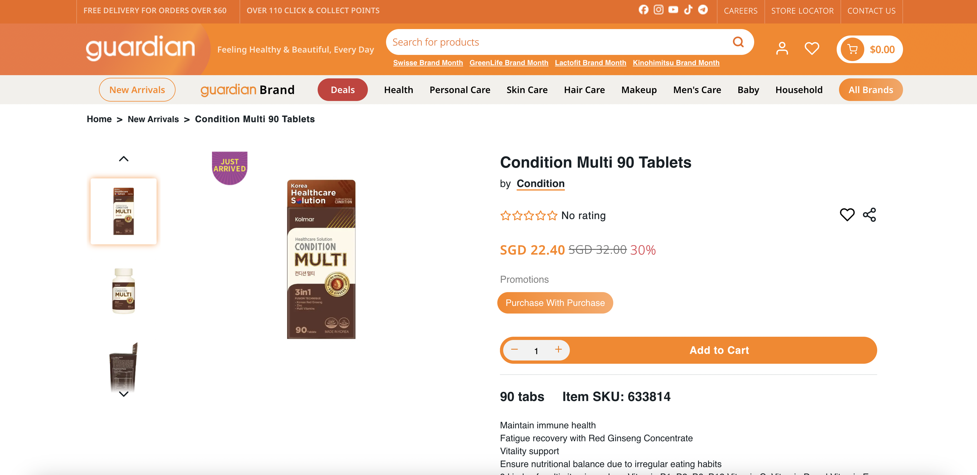 Condition Multi 90 Tablets