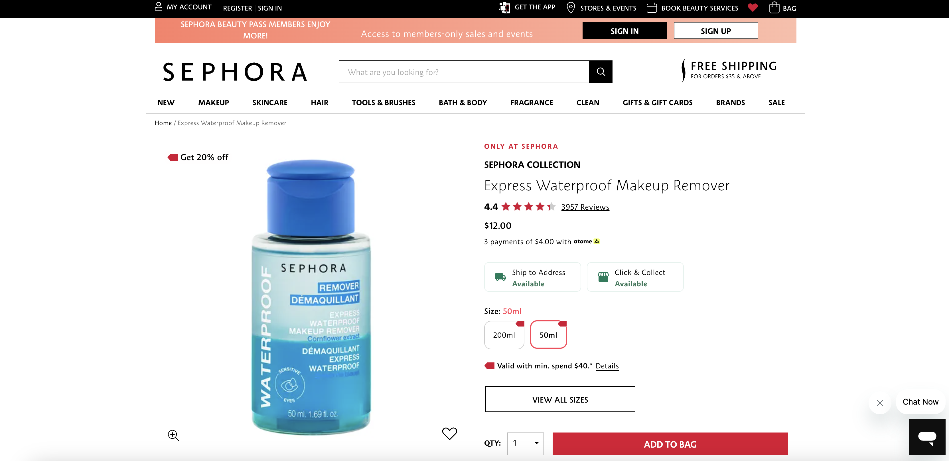 Express Waterproof Makeup Remover