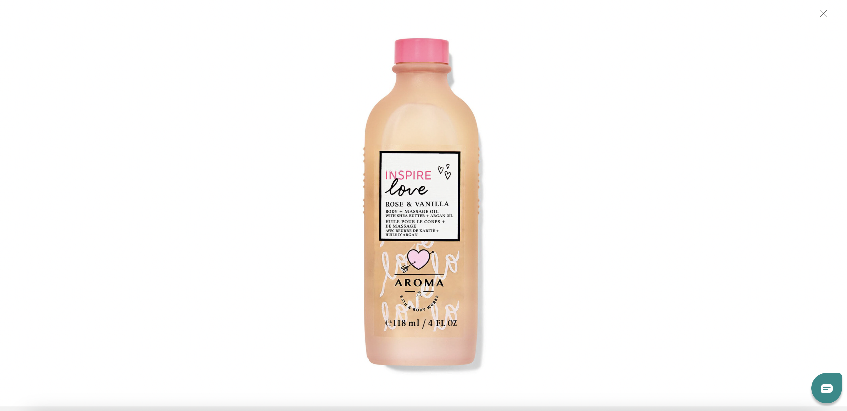 Rose Vanilla Body and Massage Oil