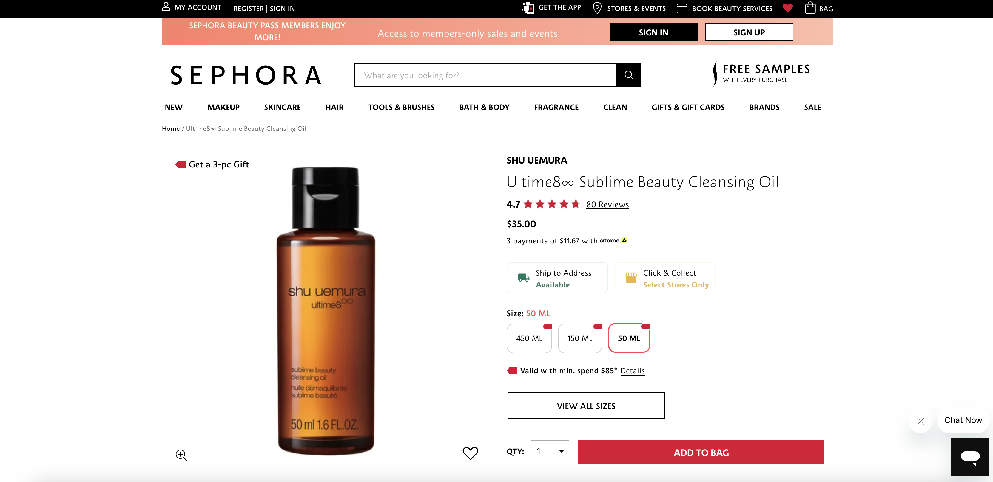 Ultime8∞ Sublime Beauty Cleansing Oil