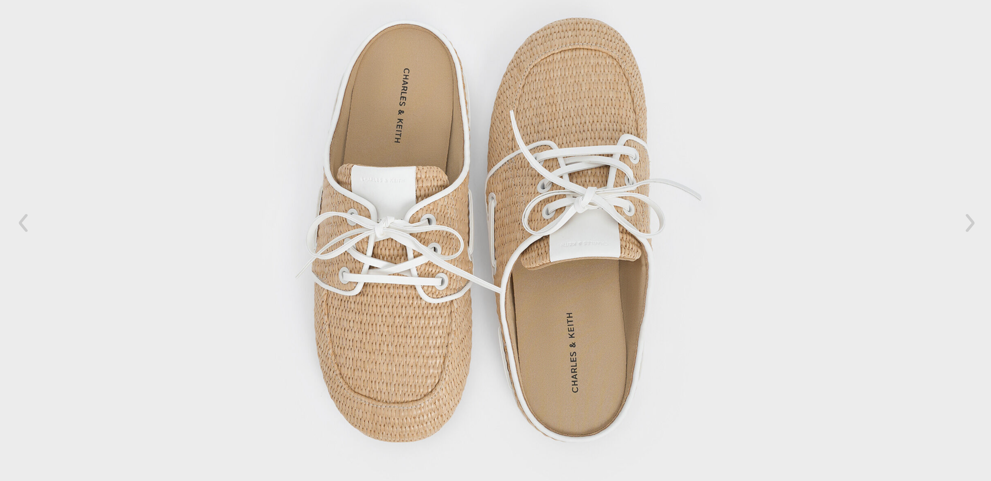 Raffia Slip-On Boat Shoes - Sand