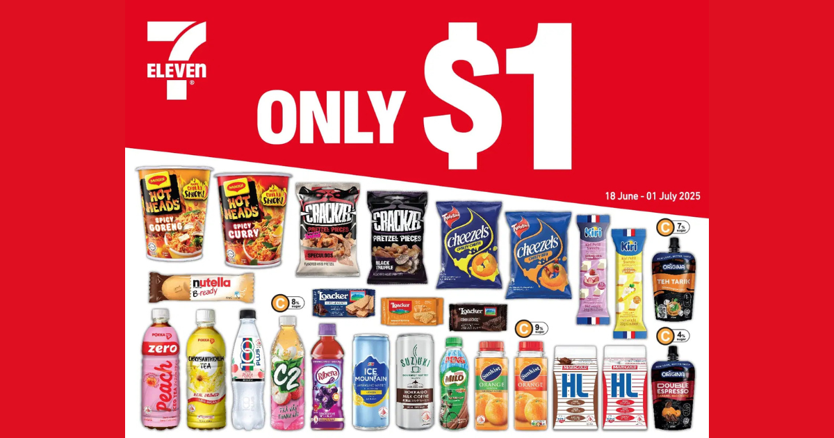 7-Eleven Singapore $1 Items till 1 July 2025
