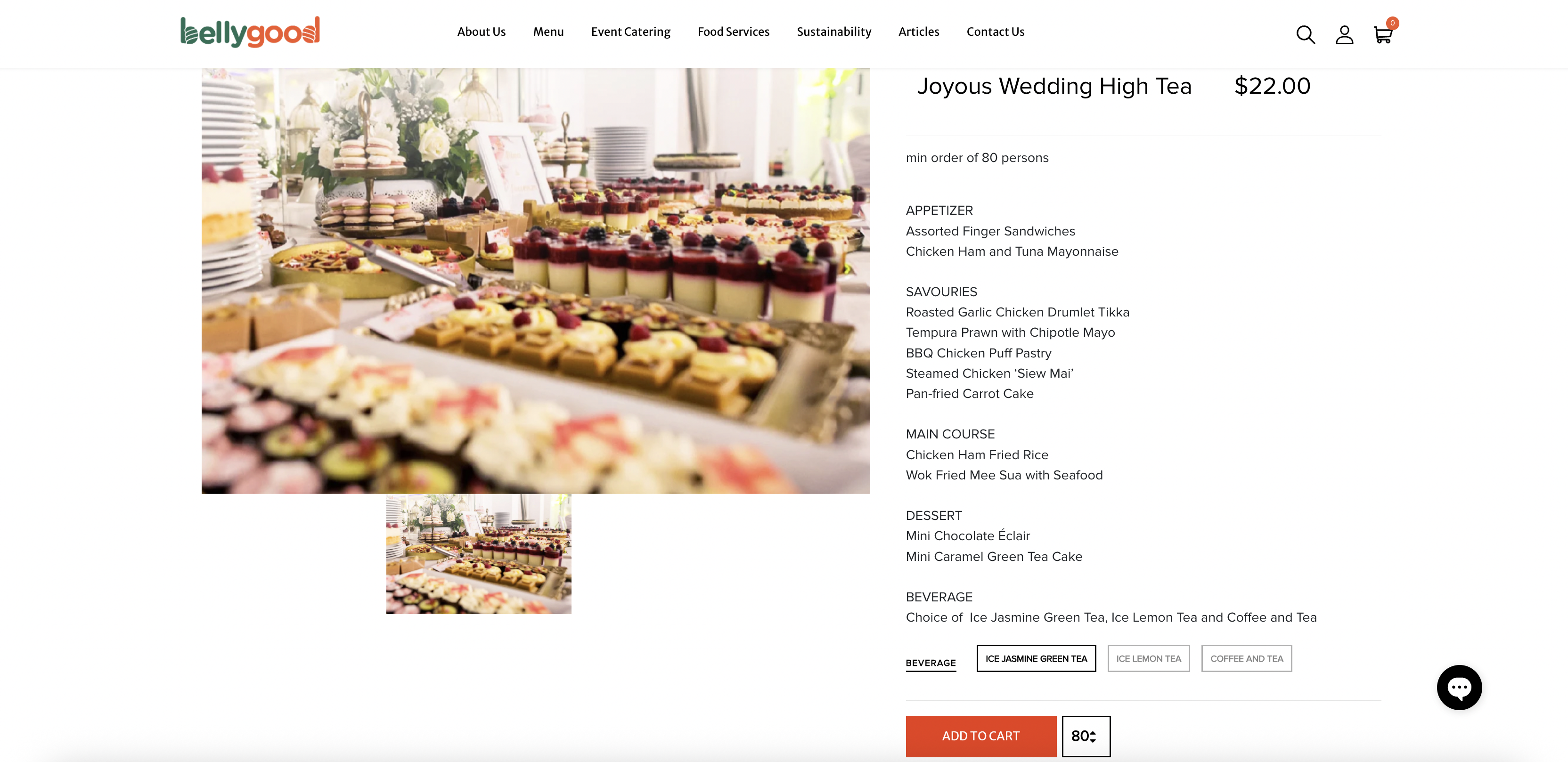 Bellygood | ‘Joyous Wedding’ Wedding Tea Break