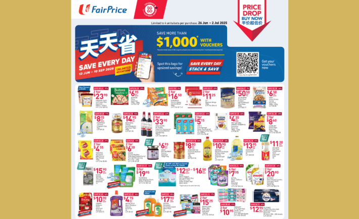 FairPrice's Price Drop Buy Now till 2 July 2025 (Main Banner)