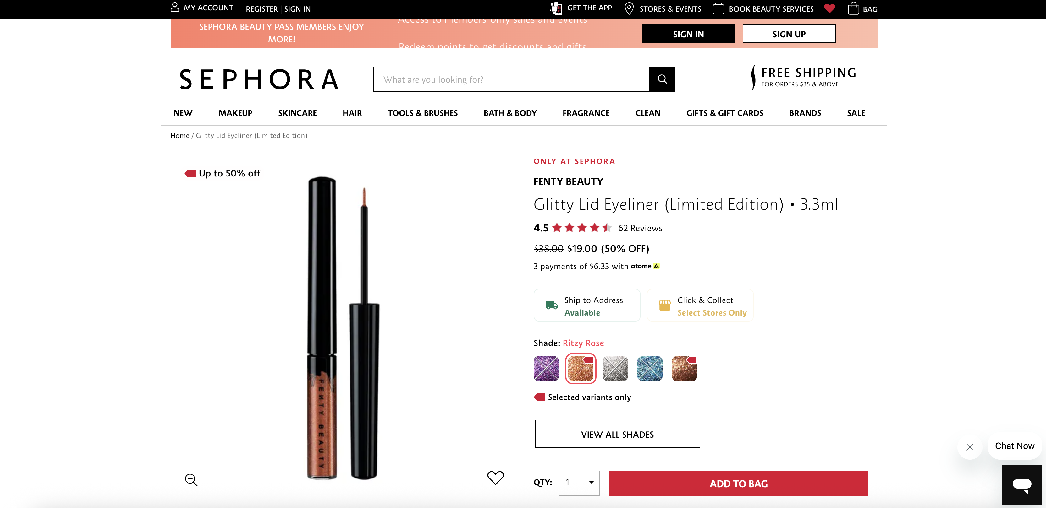 Glitty Lid Eyeliner (Limited Edition)