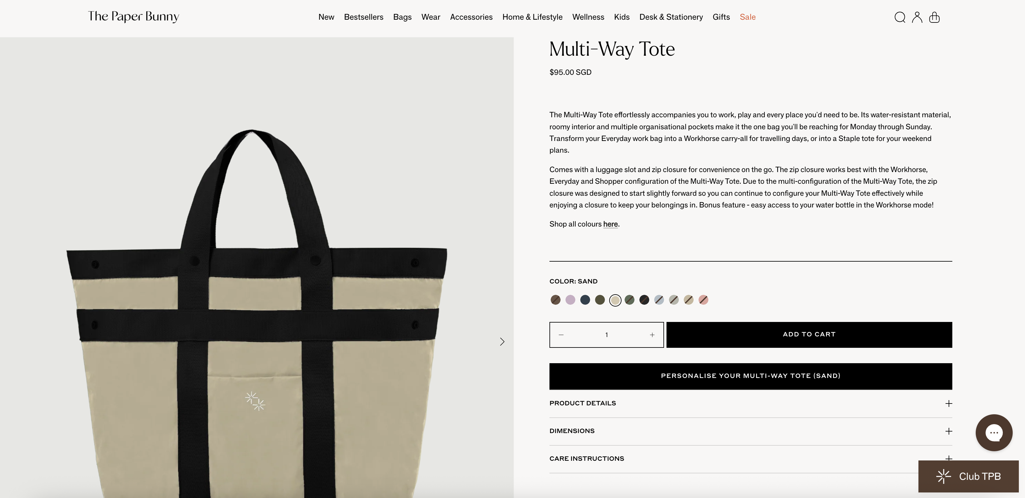 Multi-Way Tote