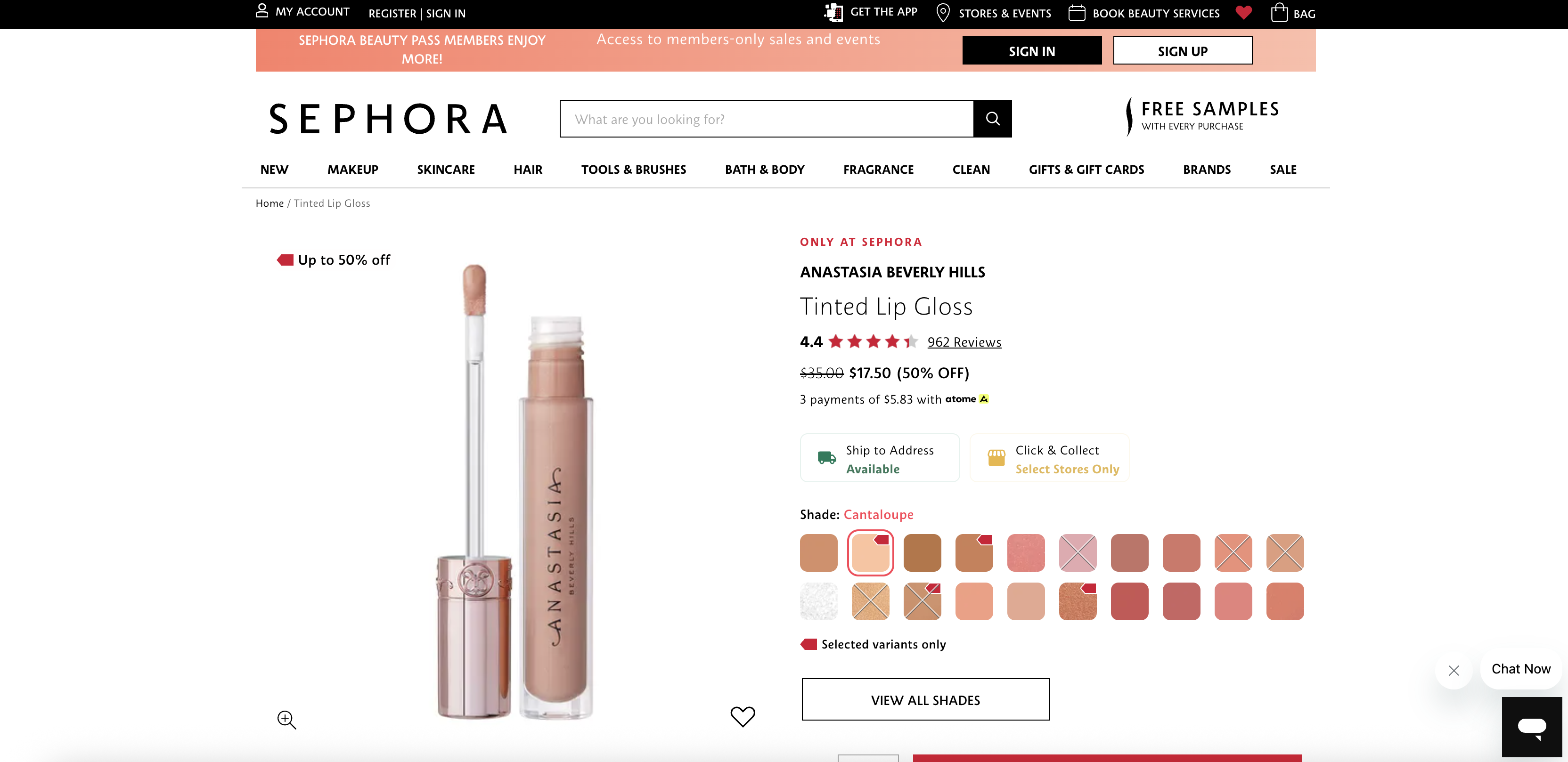 Tinted Lip Gloss