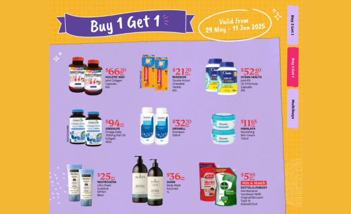 Unity 'Buy 1 Get 1' Promotion till 11 June 2025