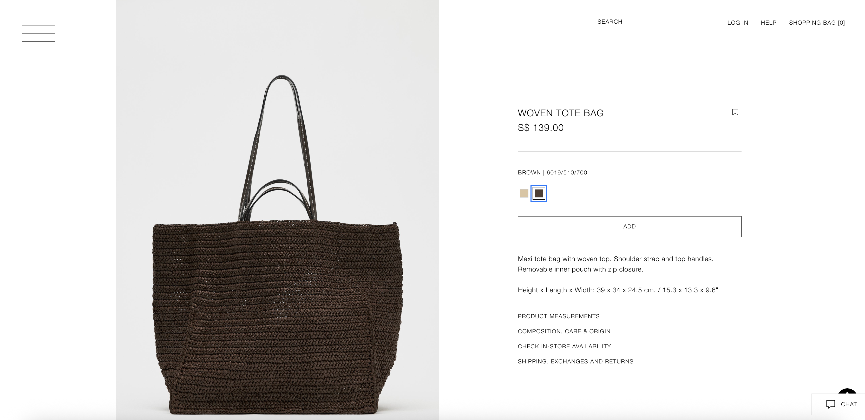 WOVEN TOTE BAG