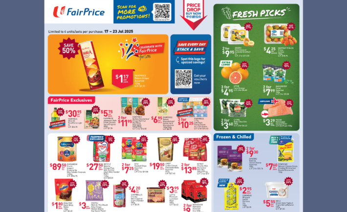 FairPrice's Price Drop Buy Now till 23 July 2025 (Main Banner)