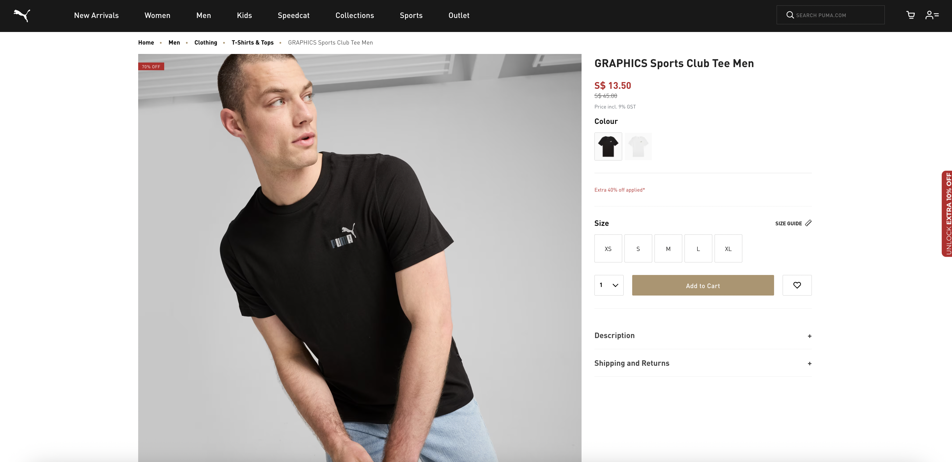 GRAPHICS Sports Club Tee Men