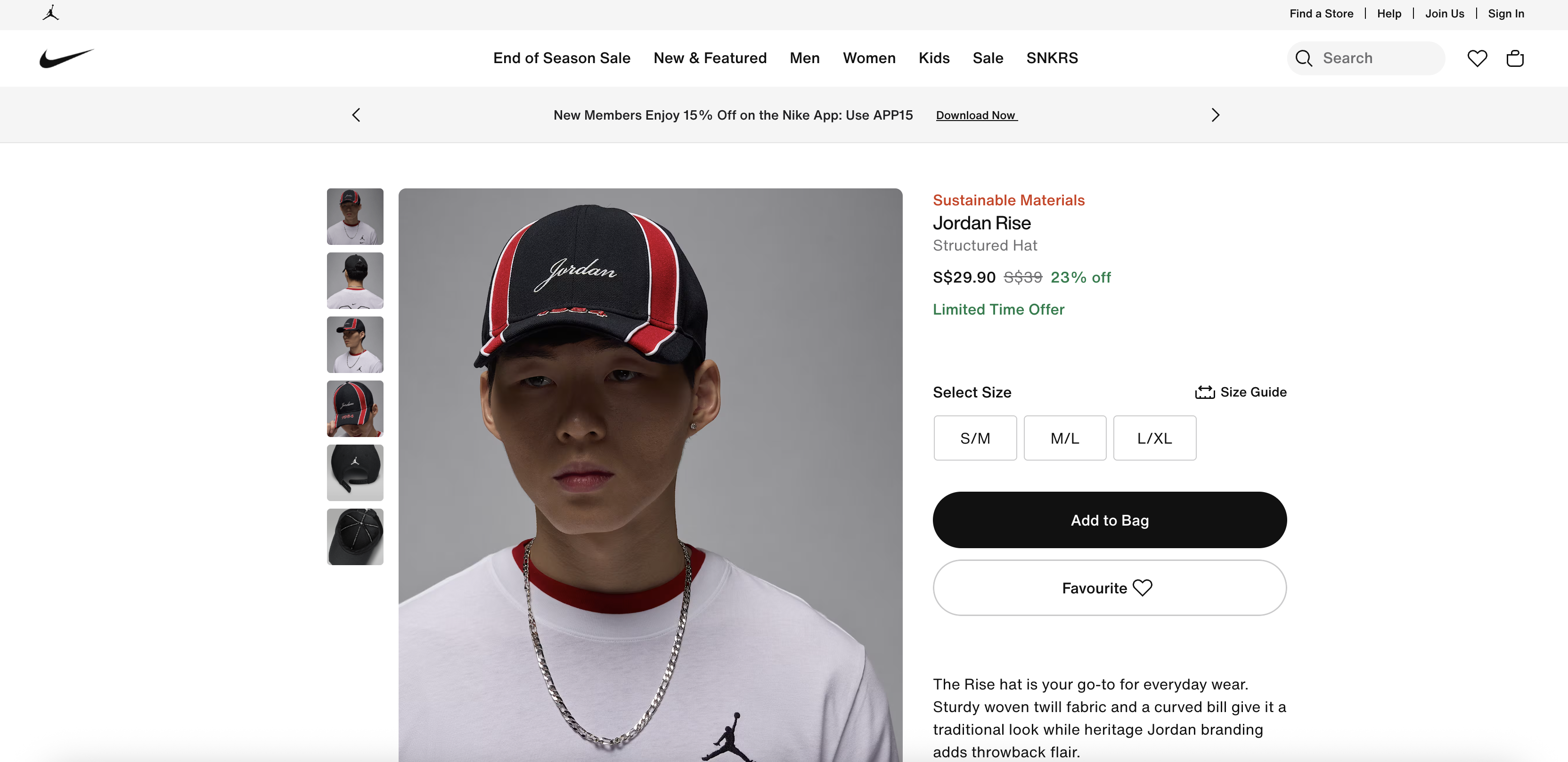 Jordan Rise Structured Hat