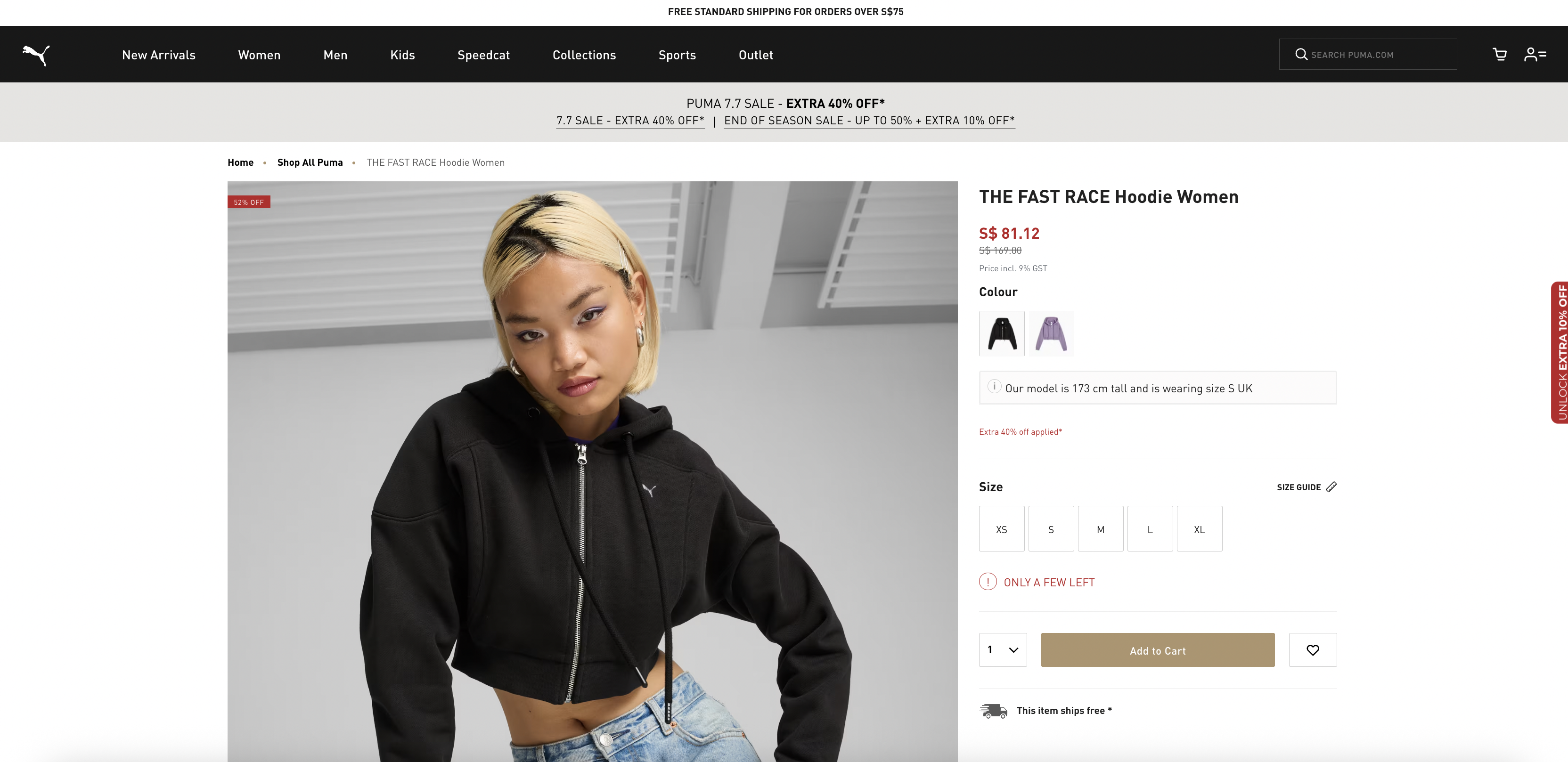 THE FAST RACE Hoodie Women