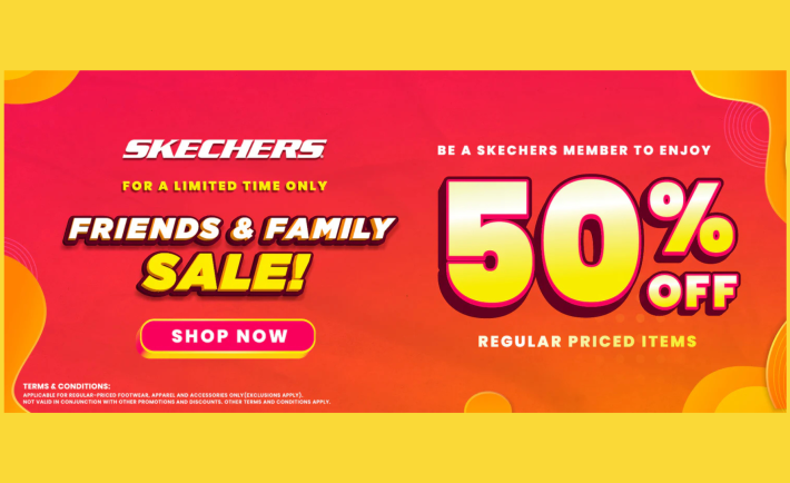 Skechers Friends & Family Sale till 7 September 2025
