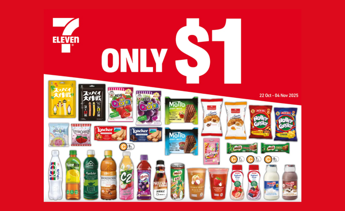 7-Eleven Singapore $1 Deals till 4 November 2025 (Main Banner)