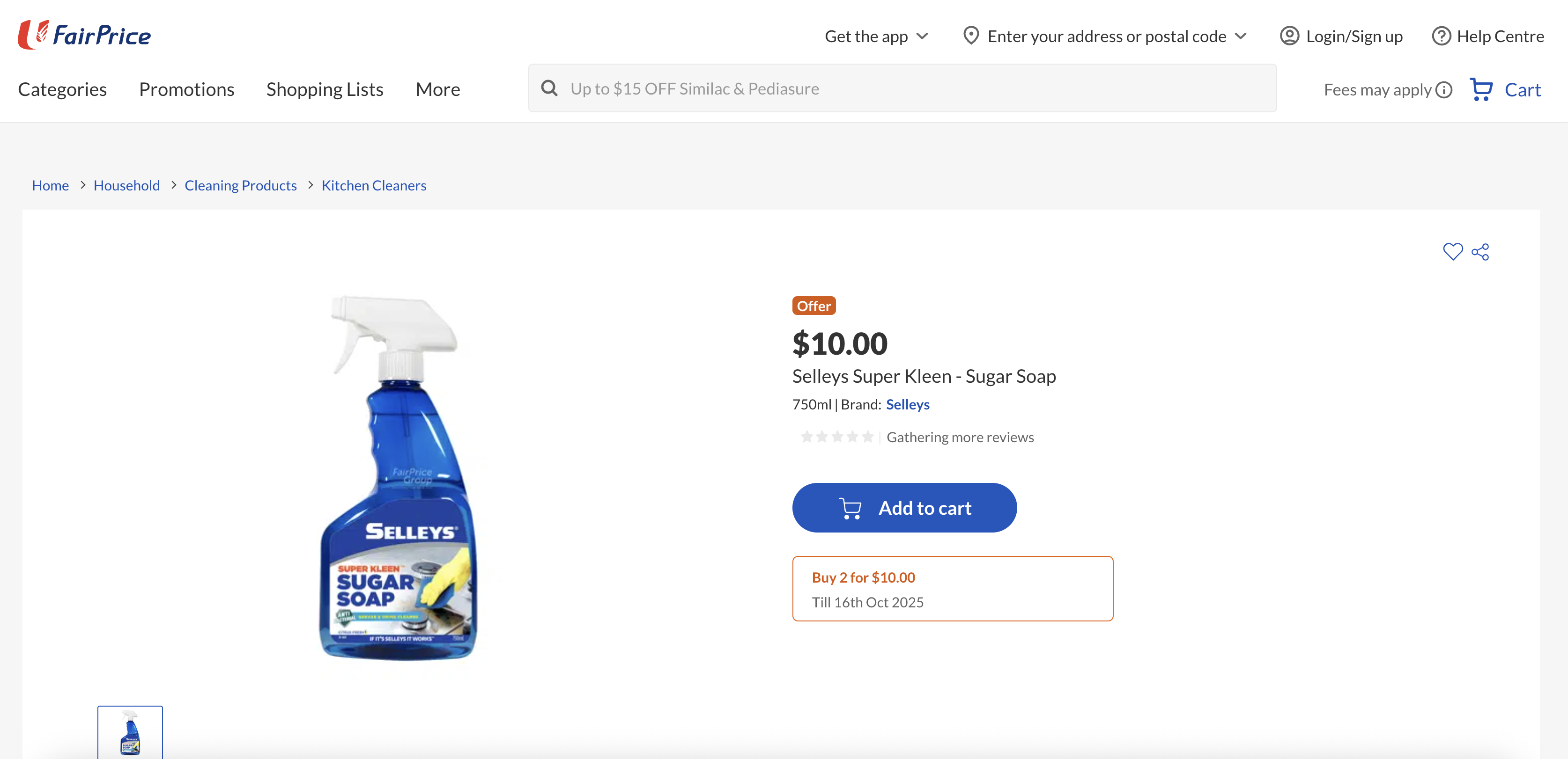 Selleys Super Kleen - Sugar Soap