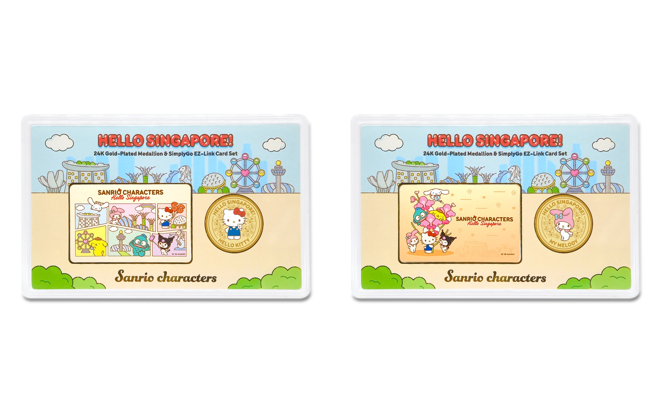 Sanrio Collectibles Have Landed At FairPrice Xtra — Including 24K Gold-Plated Medallion & SimplyGo EZ-Link Card Sets