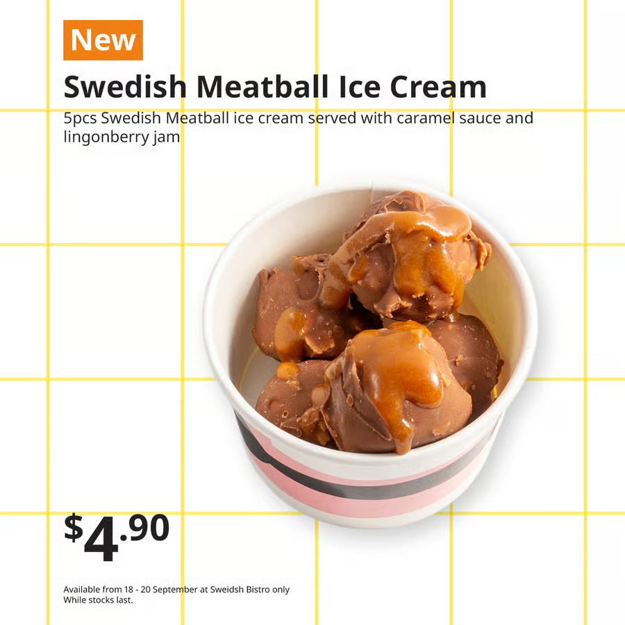 IKEA’s Swedish Meatball Ice Cream Is Back At $4.90 For Three Days Only